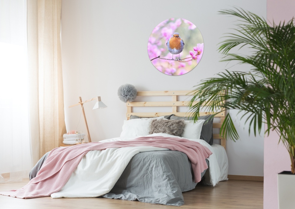 Muurcirkel dier slaapkamer