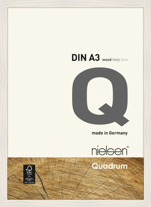 Nielsen Quadrum Wit fotolijst met hangers