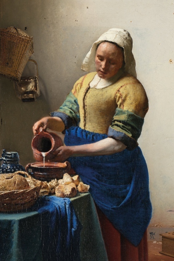 Het Melkmeisje - Johannes Vermeer (canvas)