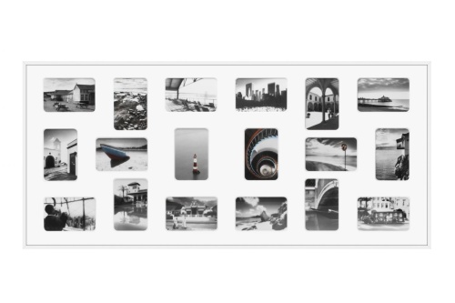 Nielsen - Pixelcollage Wit