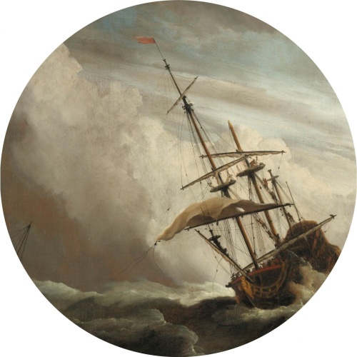 De Windstoot - Willem van de Velde - Muurcirkel