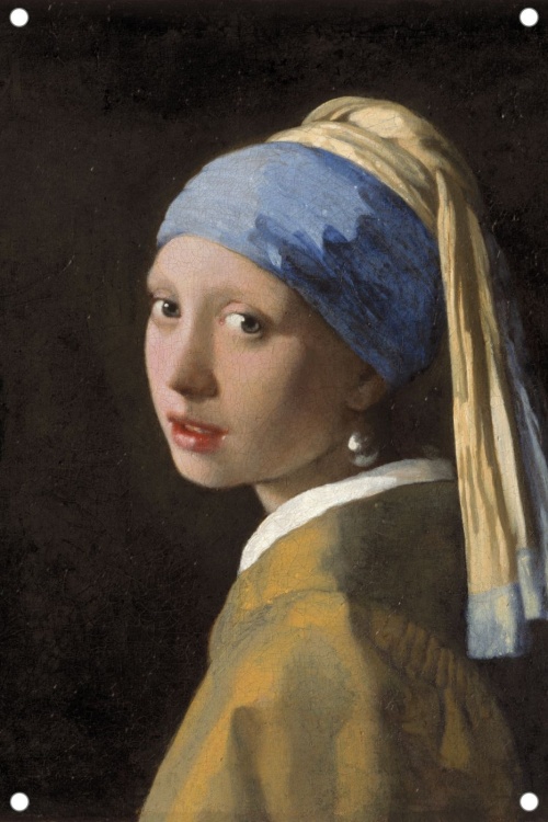 Meisje met de parel - Johannes Vermeer - Tuinposter