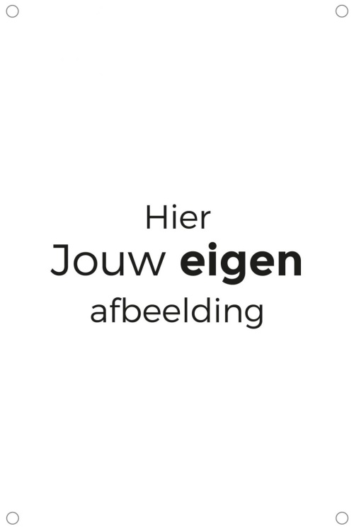 Eigen visual - Tuinposter