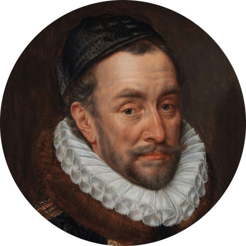 Adriaen Thomasz. Key - Willem I, prins van Oranje - Muurcirkel