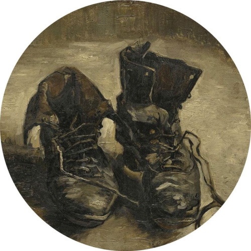 Een paar schoenen - Vincent van Gogh - Muurcirkel
