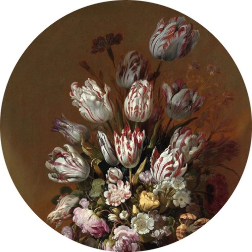 Stilleven met bloemen - Hans Bollongier - Muurcirkel