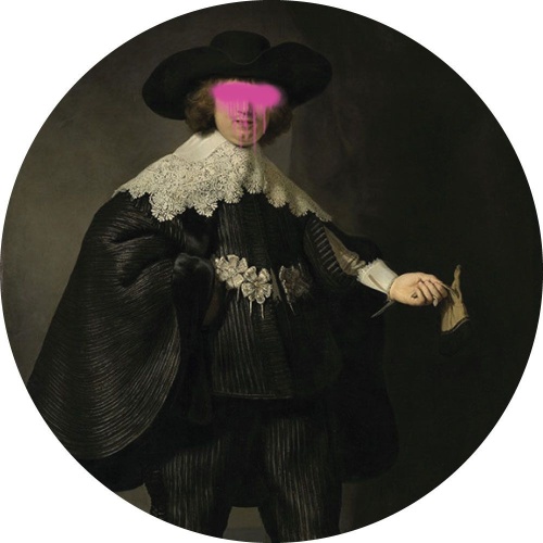 Marten Soolmans met verfvlek - Muurcirkel