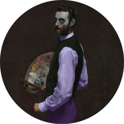Zelfportret Joker - Frédéric Bazille - Muurcirkel