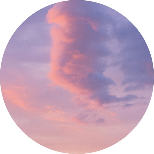 Roze lucht - Muurcirkel