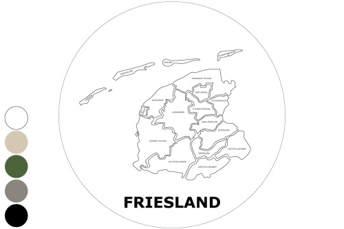 Provincie Friesland - Muurcirkel