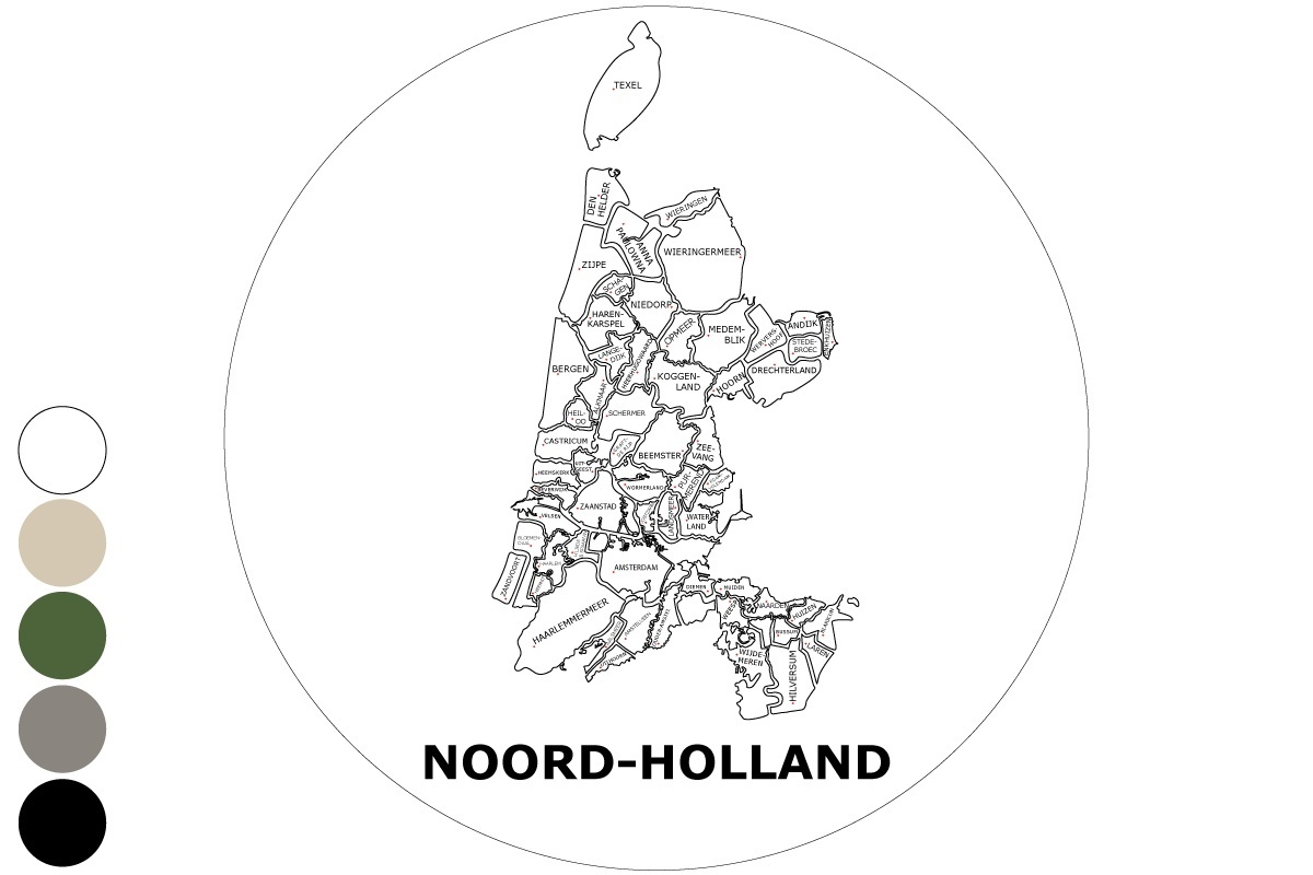 Provincie Noord-Holland - Muurcirkel