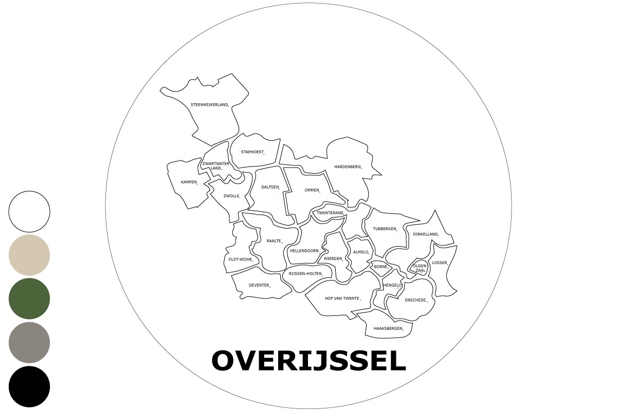 Provincie Overijssel - Muurcirkel