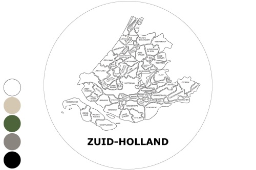Provincie Zuid-Holland - Muurcirkel