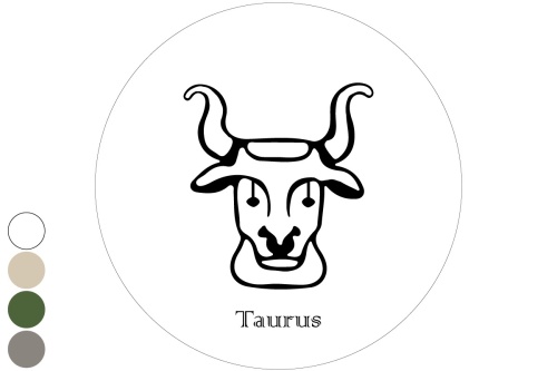Sterrenbeeld Stier - Muurcirkel