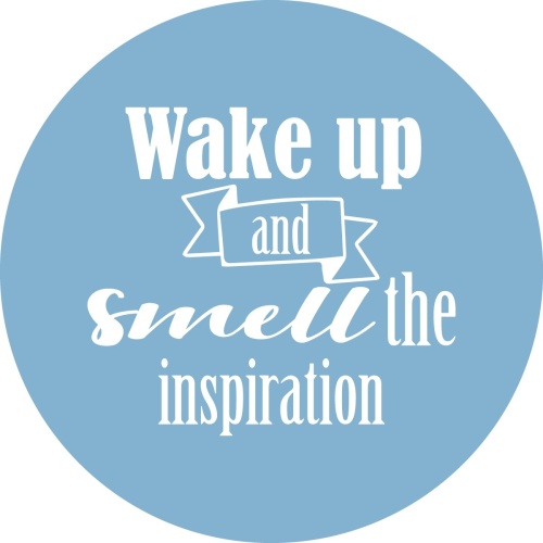Wake up and smell the inspiration - Muurcirkel