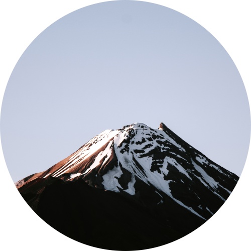Snowy Mountain - Muurcirkel
