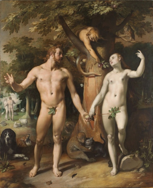 De zondeval - Cornelis Cornelisz. van Haarlem