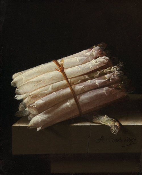 Adriaen Coorte - Stilleven met asperges