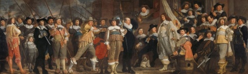 Bartholomeus van der Helst - Schutters van wijk VIII in Amsterdam